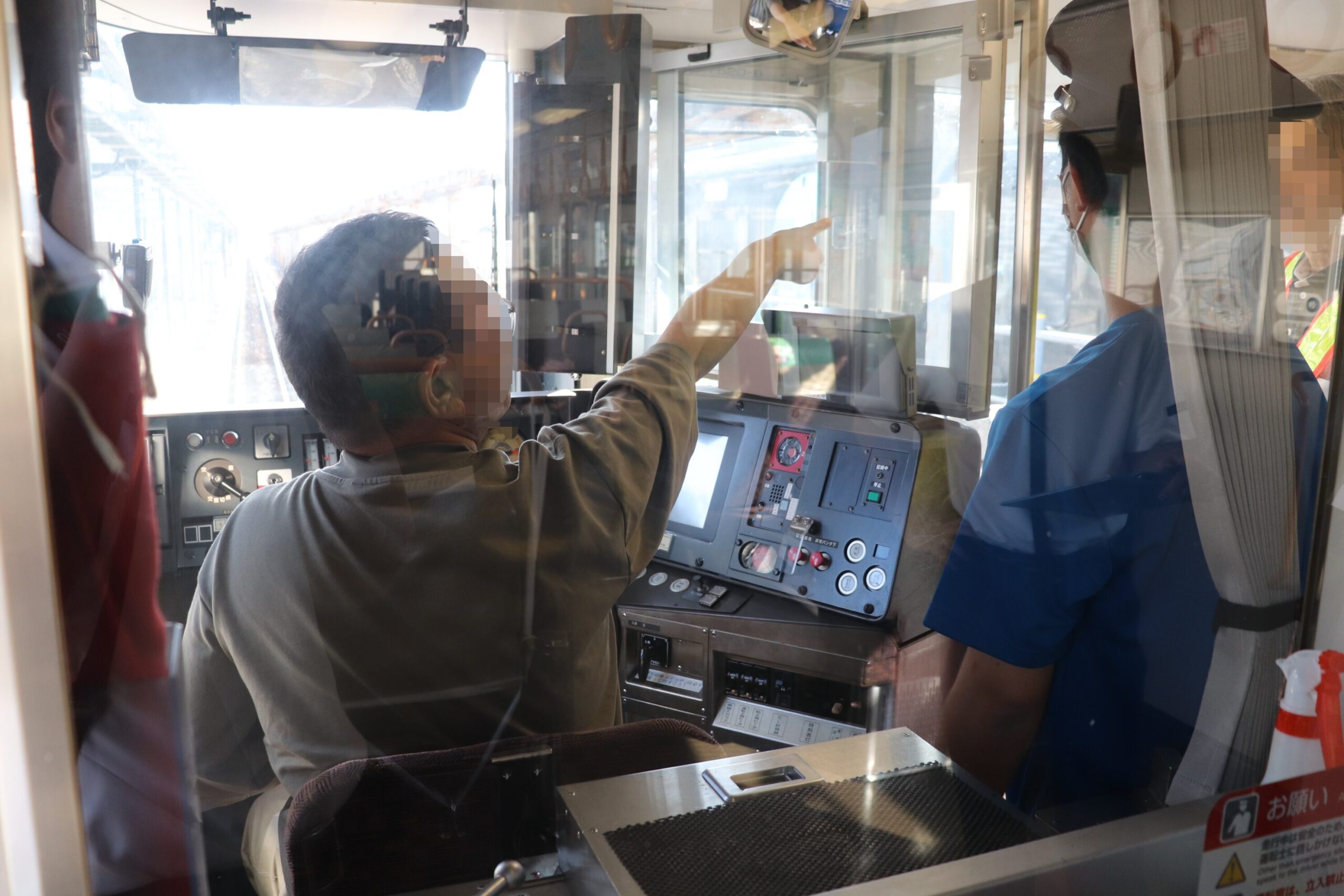 運転体験（ファンクラブ見学会）写真